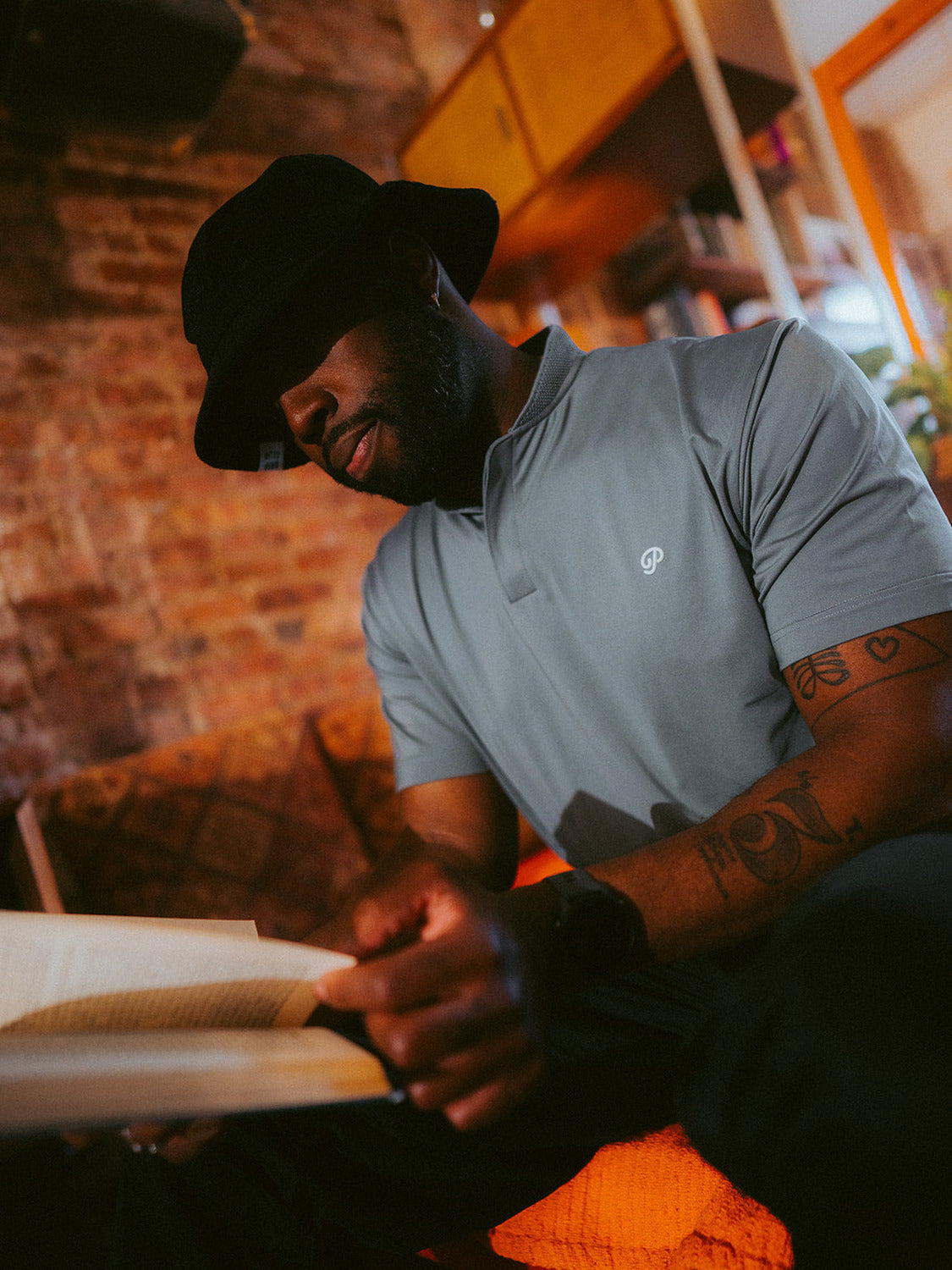 Public Athlete Blade Polo (Slate)
