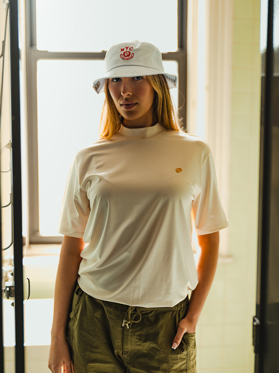 Public Athlete Mock Neck (Cream)