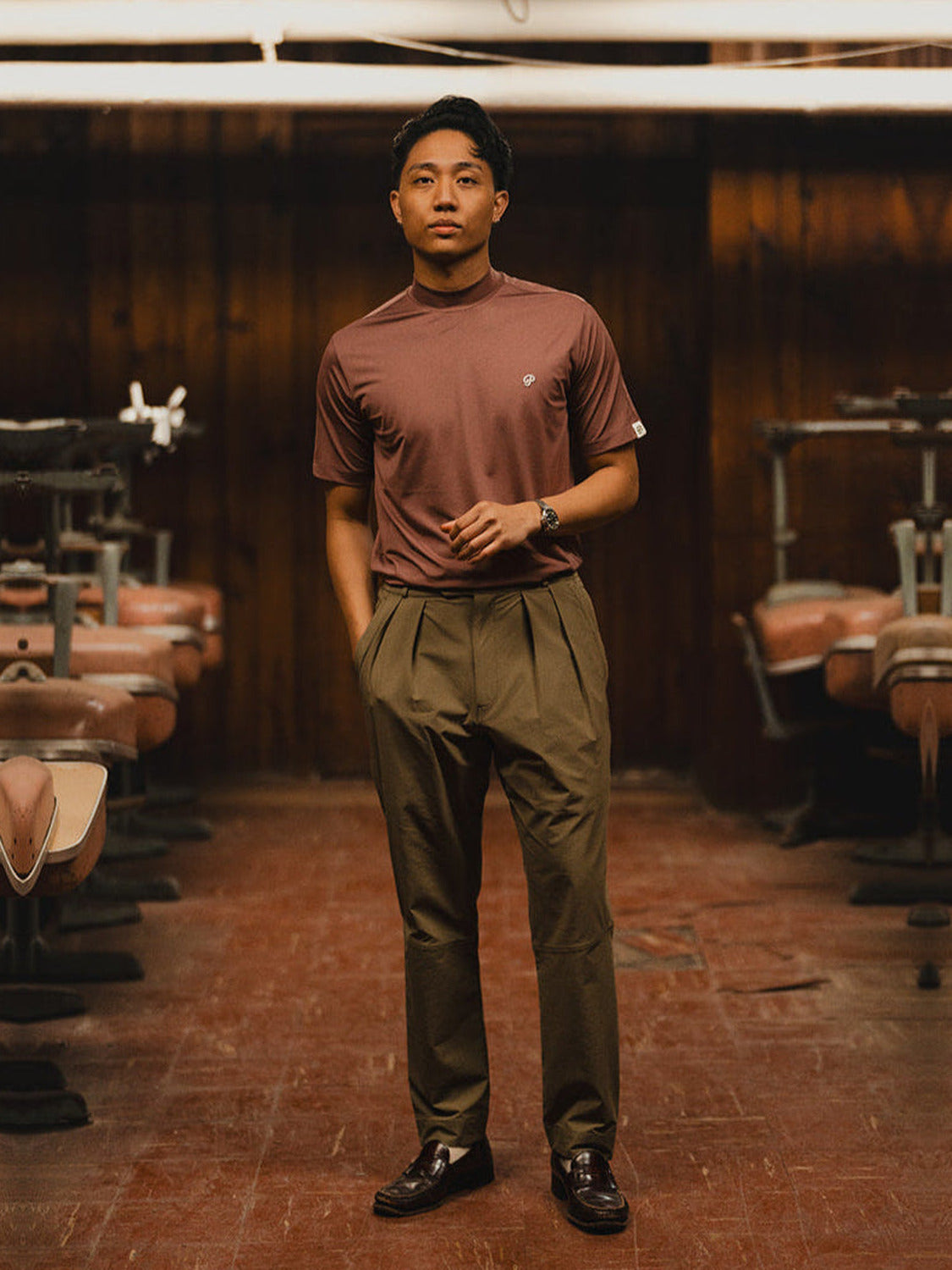 Public Athlete Mock Neck (Muave)