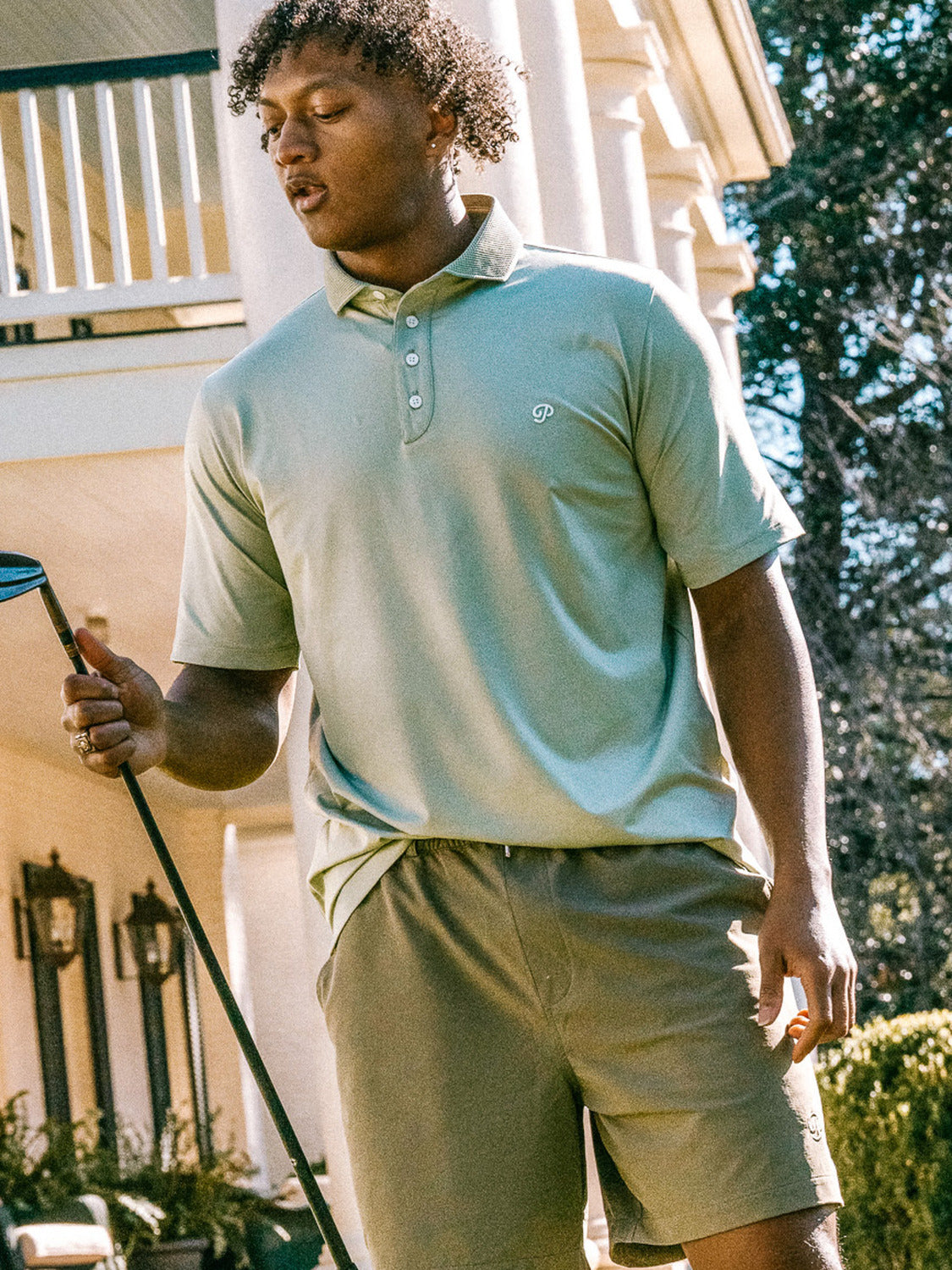 Public Athlete Polo (Sage)