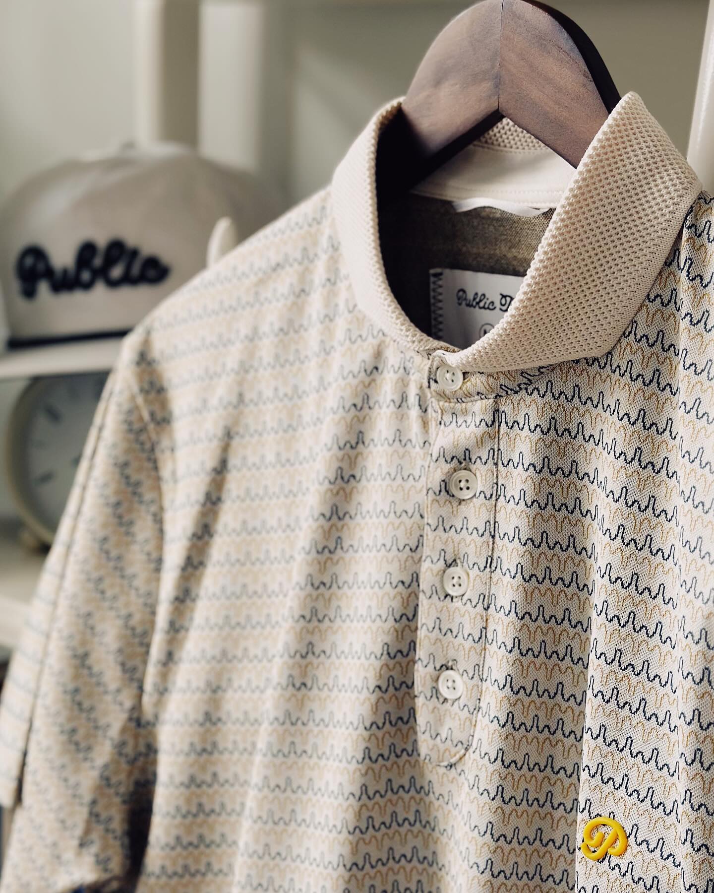 Public Athlete Drip Stripe Polo