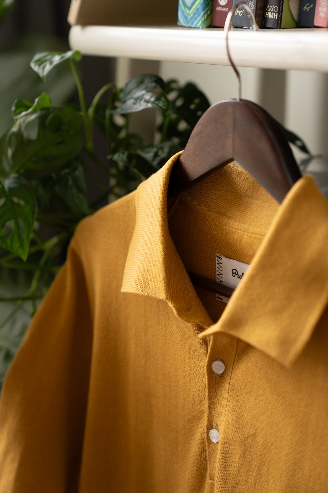 Public Athlete Knit Polo (Ochre)