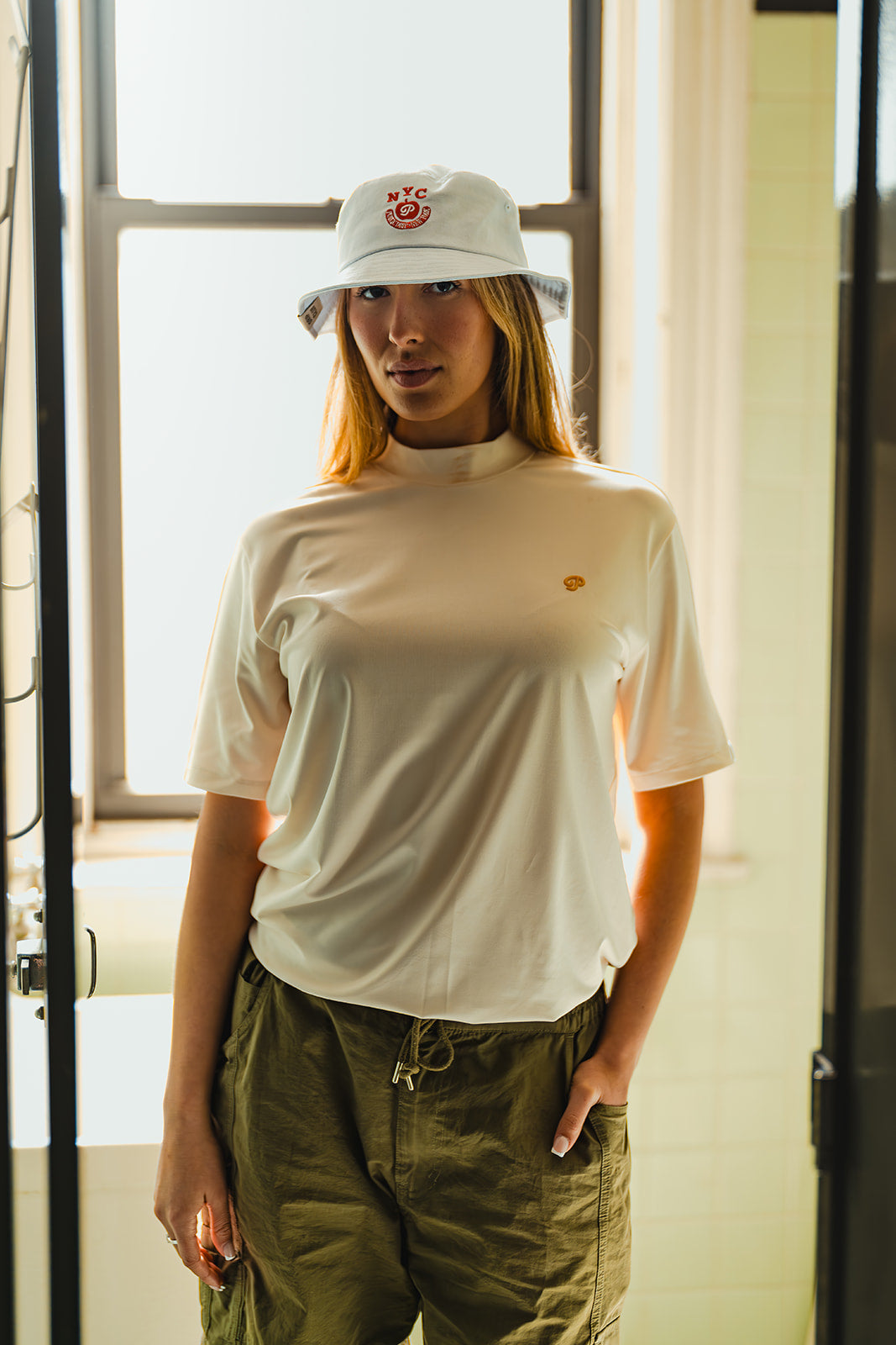 Public Athlete Mock Neck (Cream)