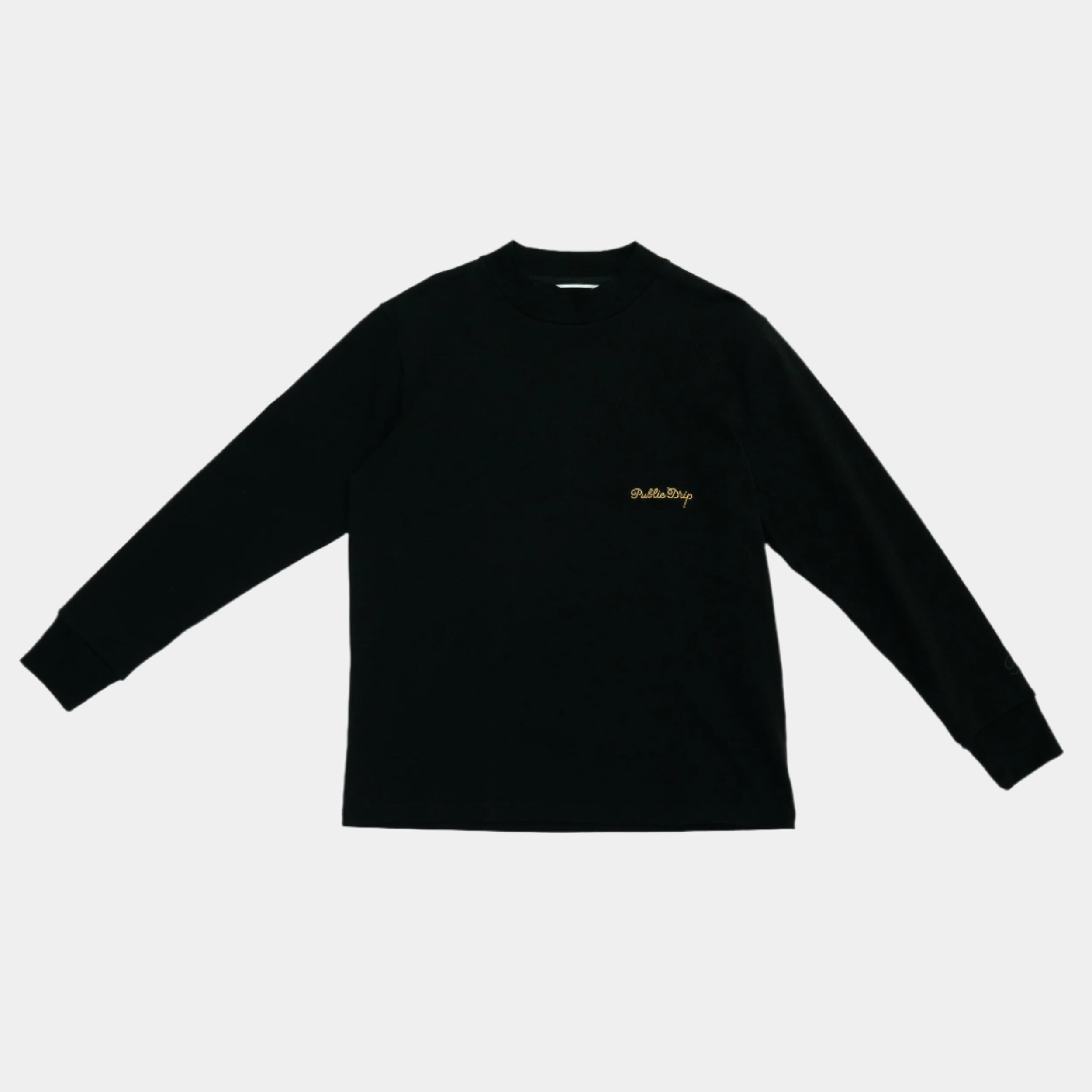 Public Athlete Long Sleeve Mock (Black)