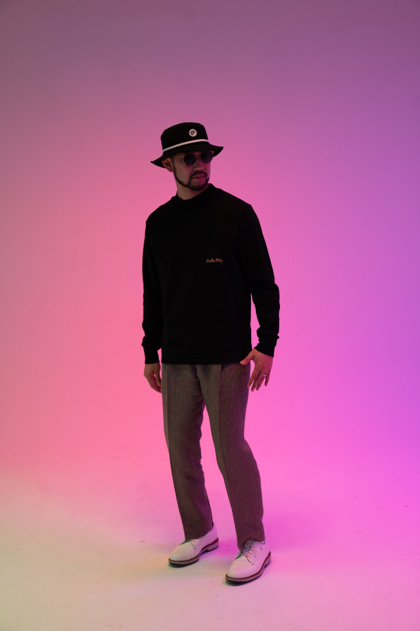 Public Athlete Long Sleeve Mock (Black)