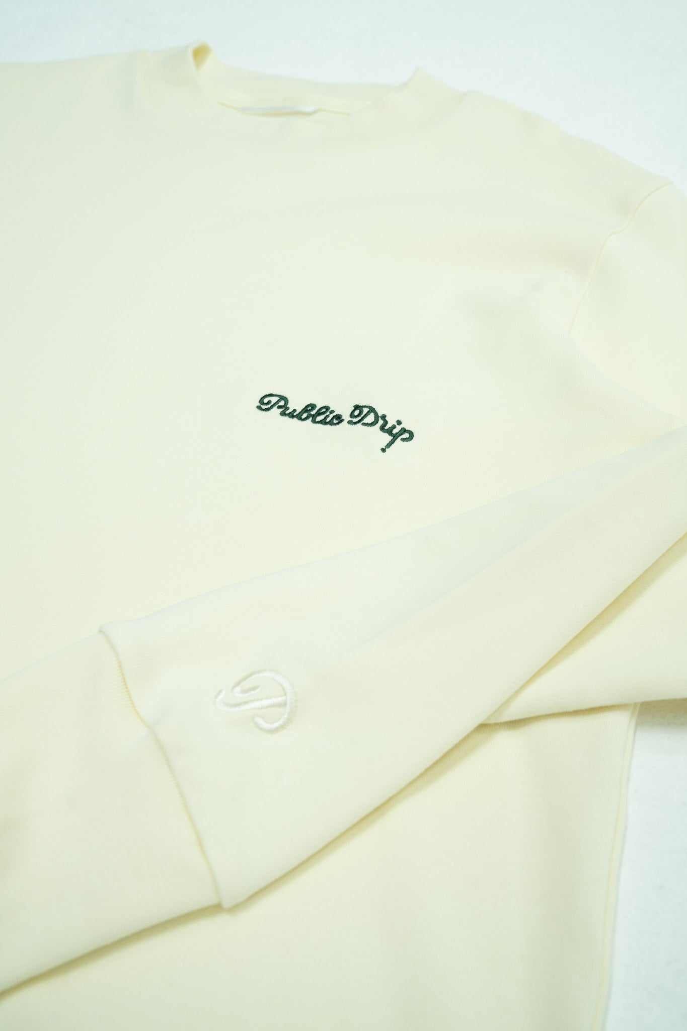 Public Athlete Long Sleeve Mock (Cream)
