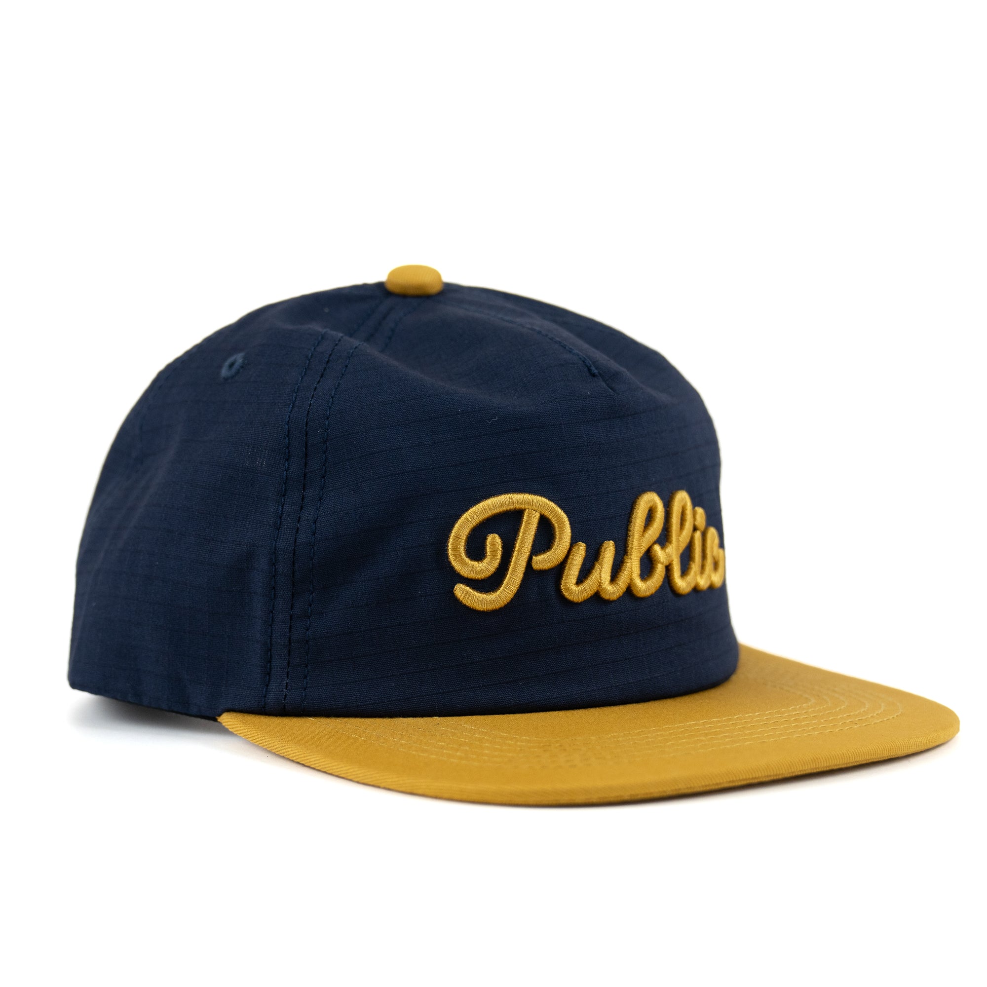 Public Script Hat (Navy Blue)