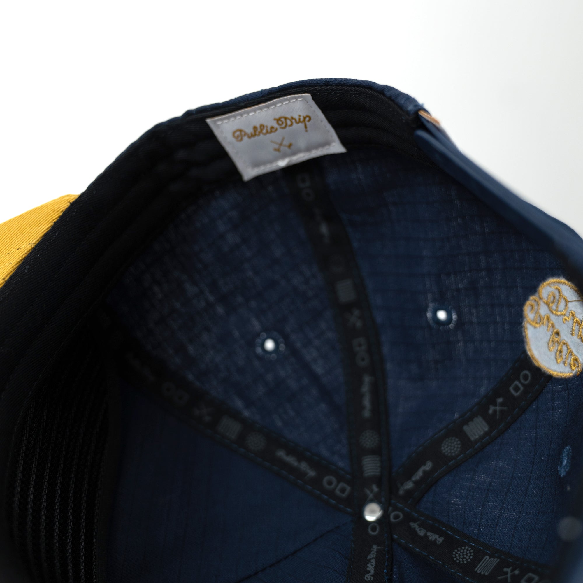 Public Script Hat (Navy Blue)