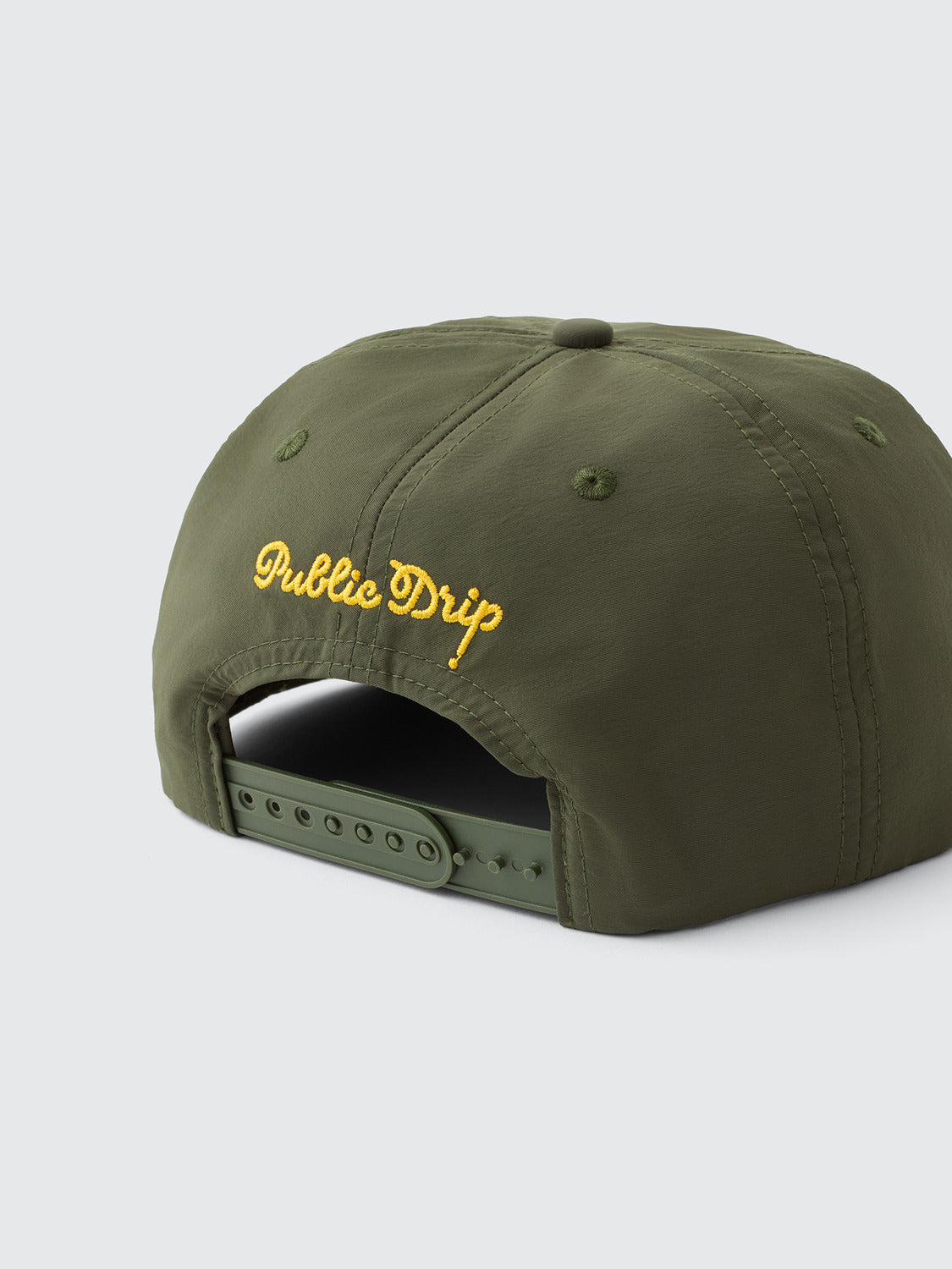 "P" Script Nylon Snapback (Pine Grove)
