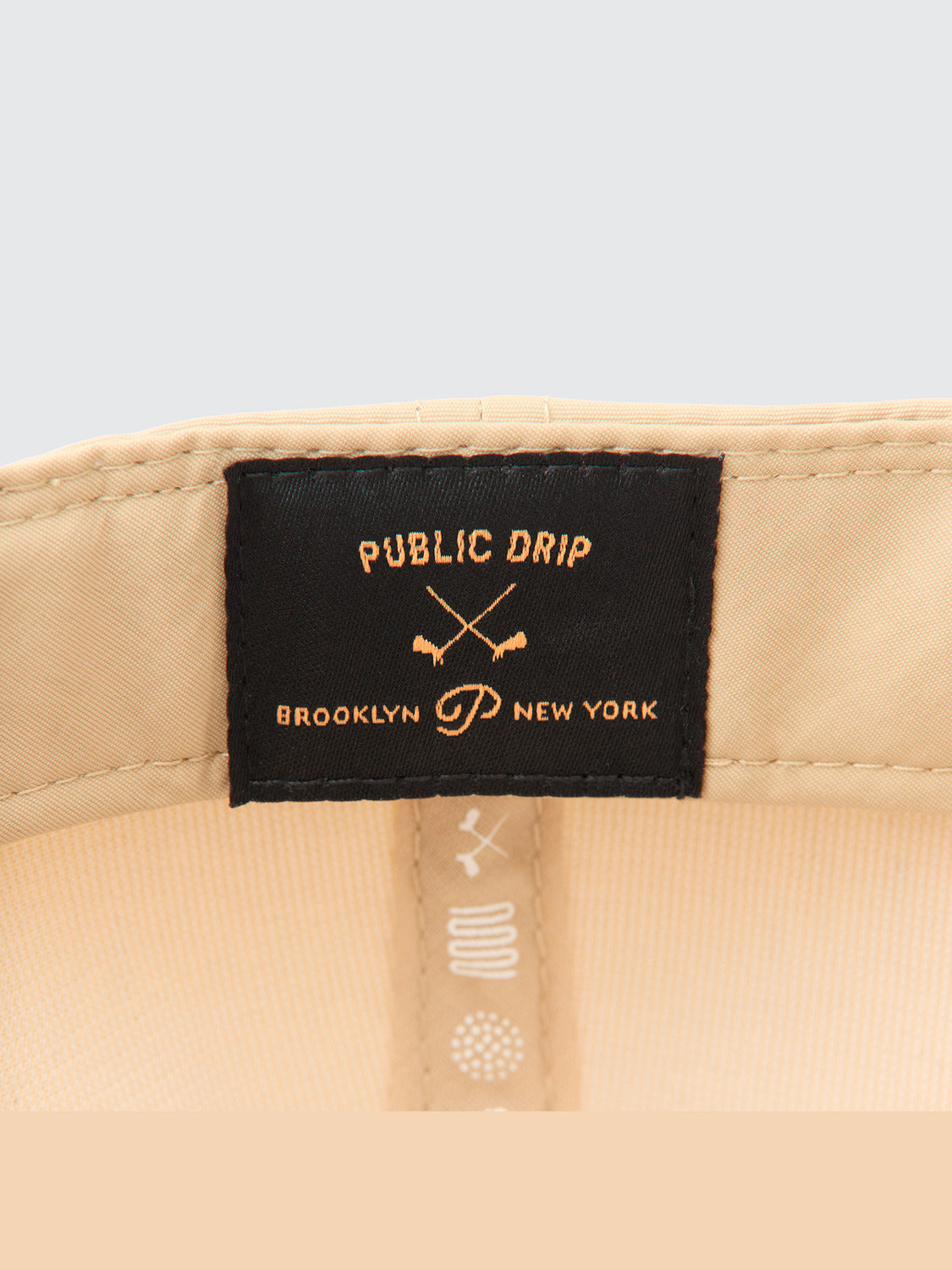 "P" Script Nylon Snapback (Sand)