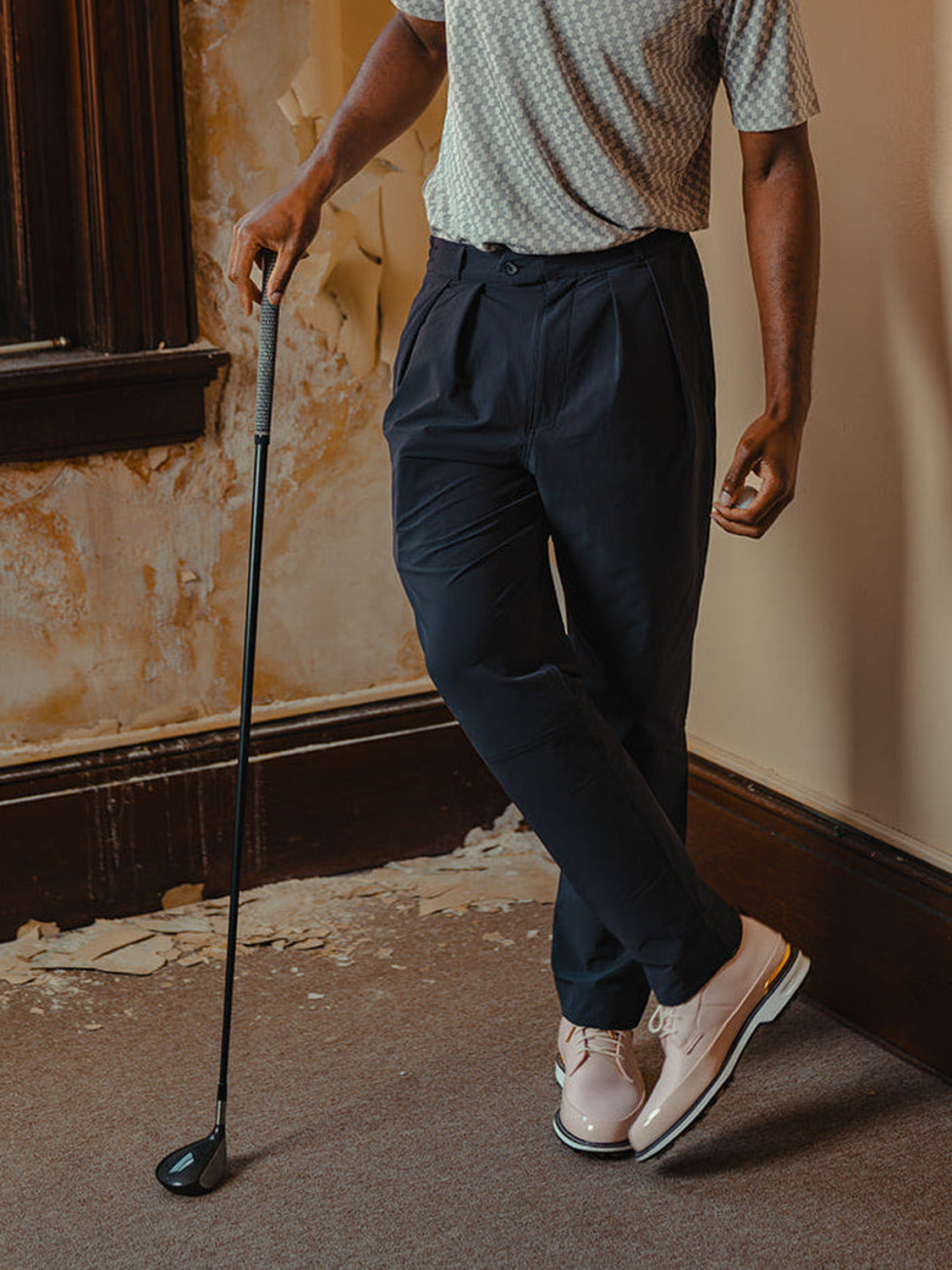 Anywhere Pleated Pants (Black)