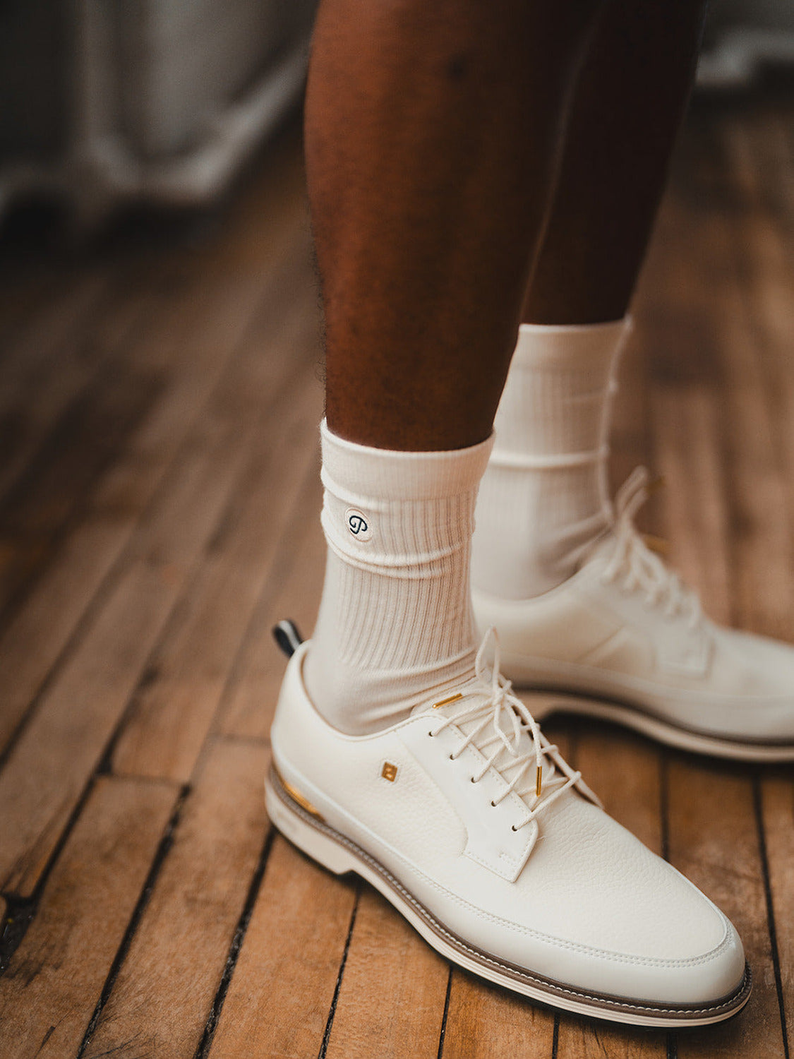 Public Athlete Crew Sock (Cream)