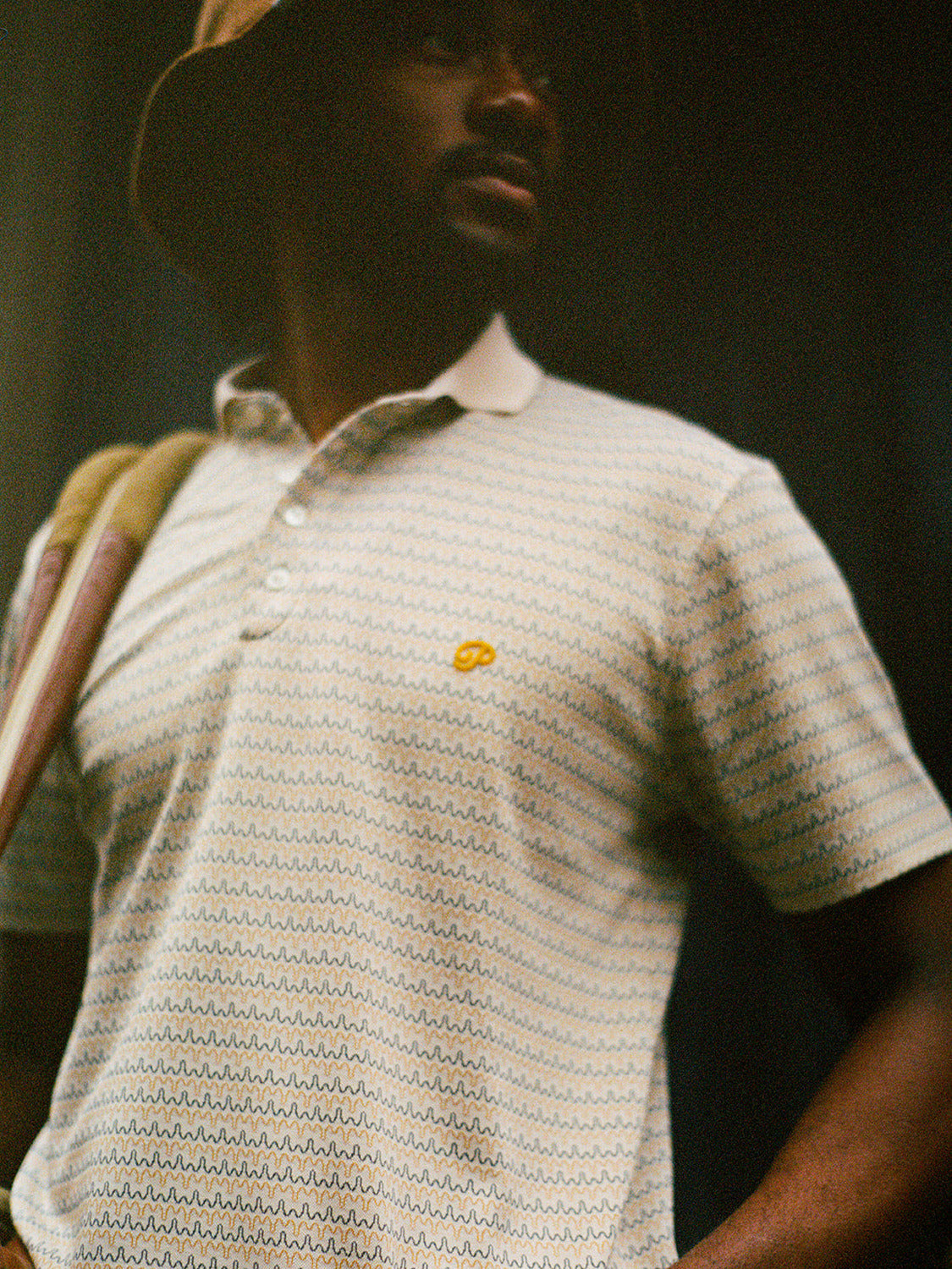 Public Athlete Drip Stripe Polo