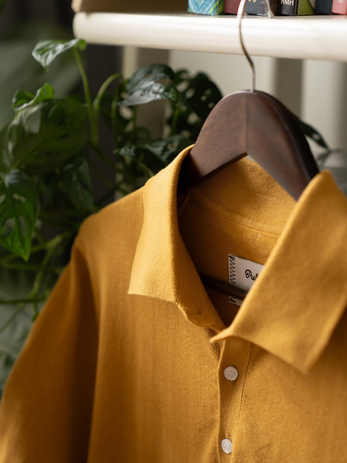 Public Athlete Knit Polo (Ochre)