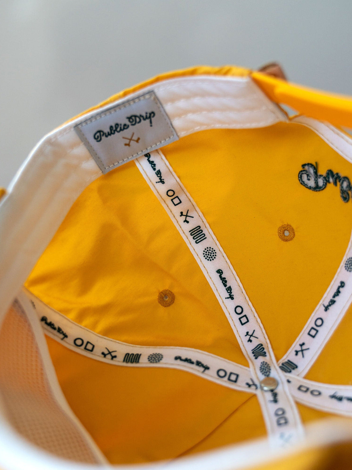 Public Drip GC Hat (Drip Yellow)