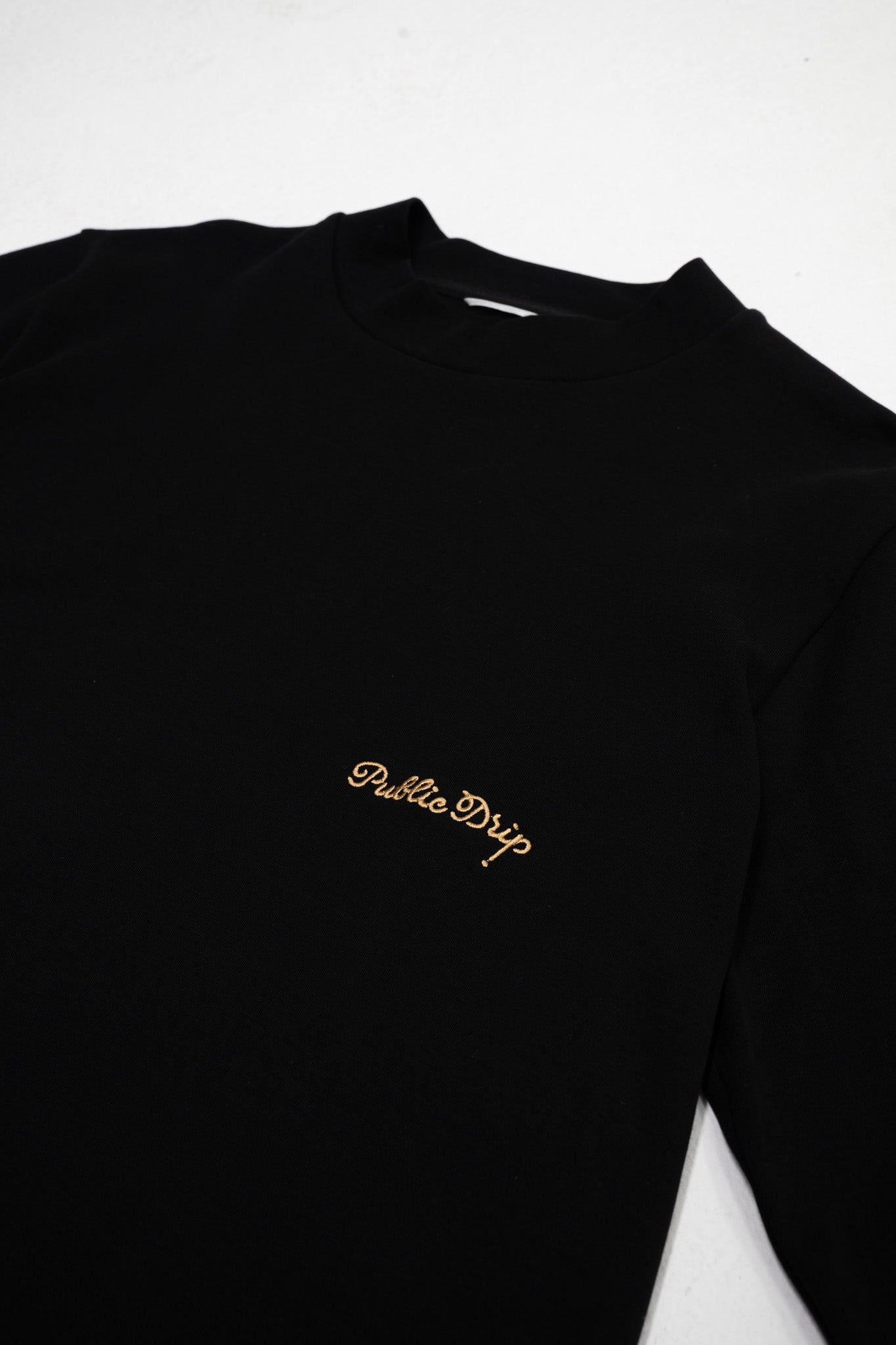 Public Athlete Long Sleeve Mock (Black)