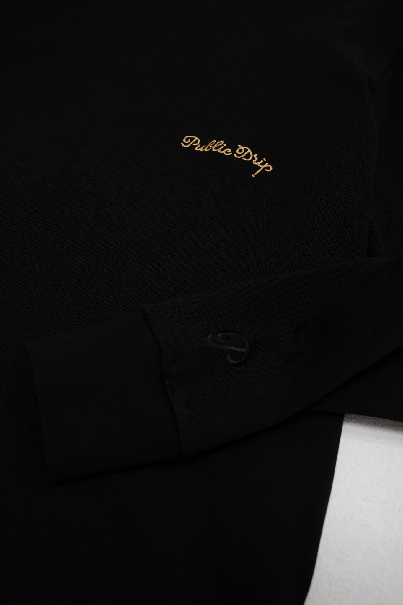 Public Athlete Long Sleeve Mock (Black)