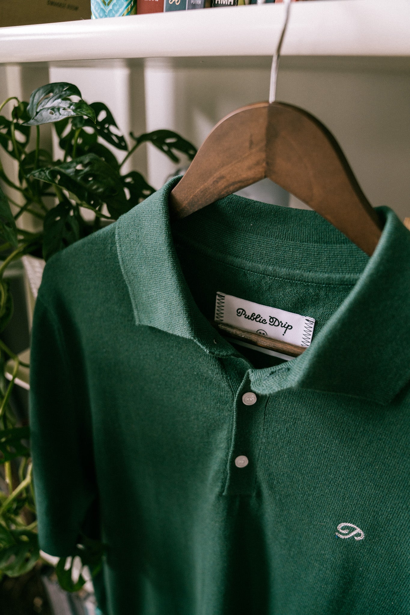 Public Athlete Knit Polo (Green)