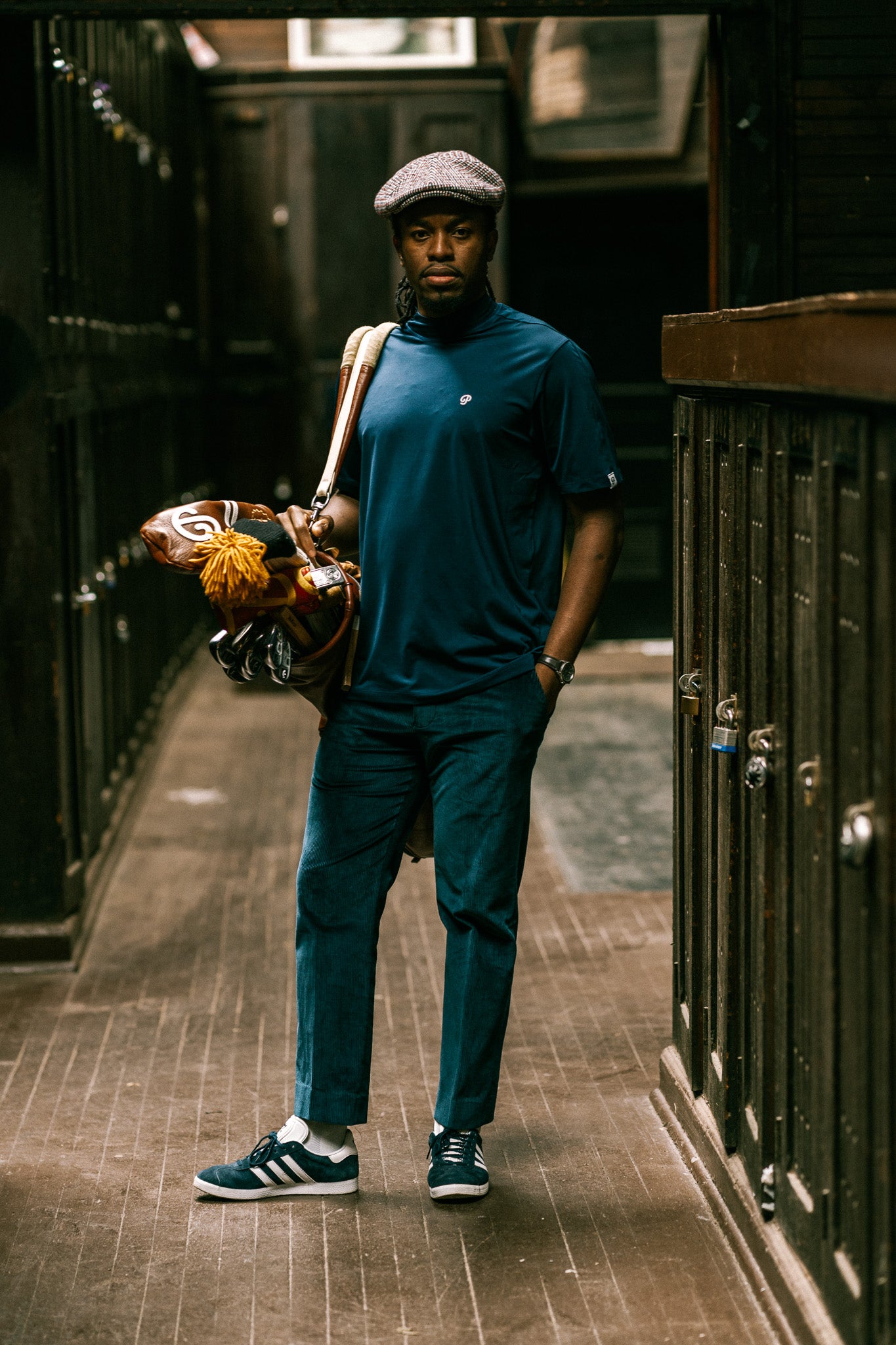 Public Athlete Mock Neck (Navy)