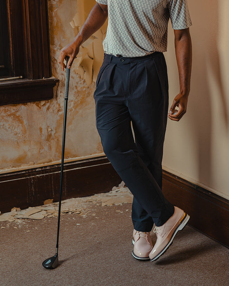 Anywhere Pleated Pants (Black)