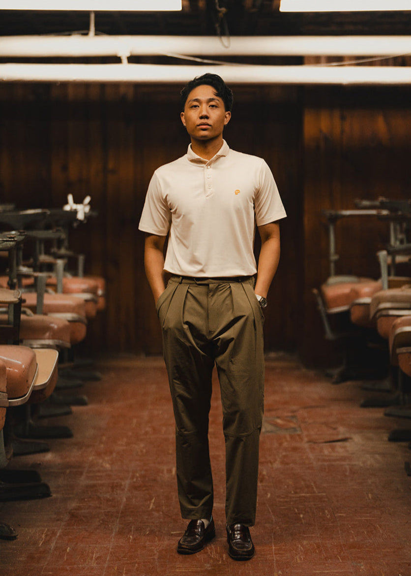 Public Athlete Polo (Cream)