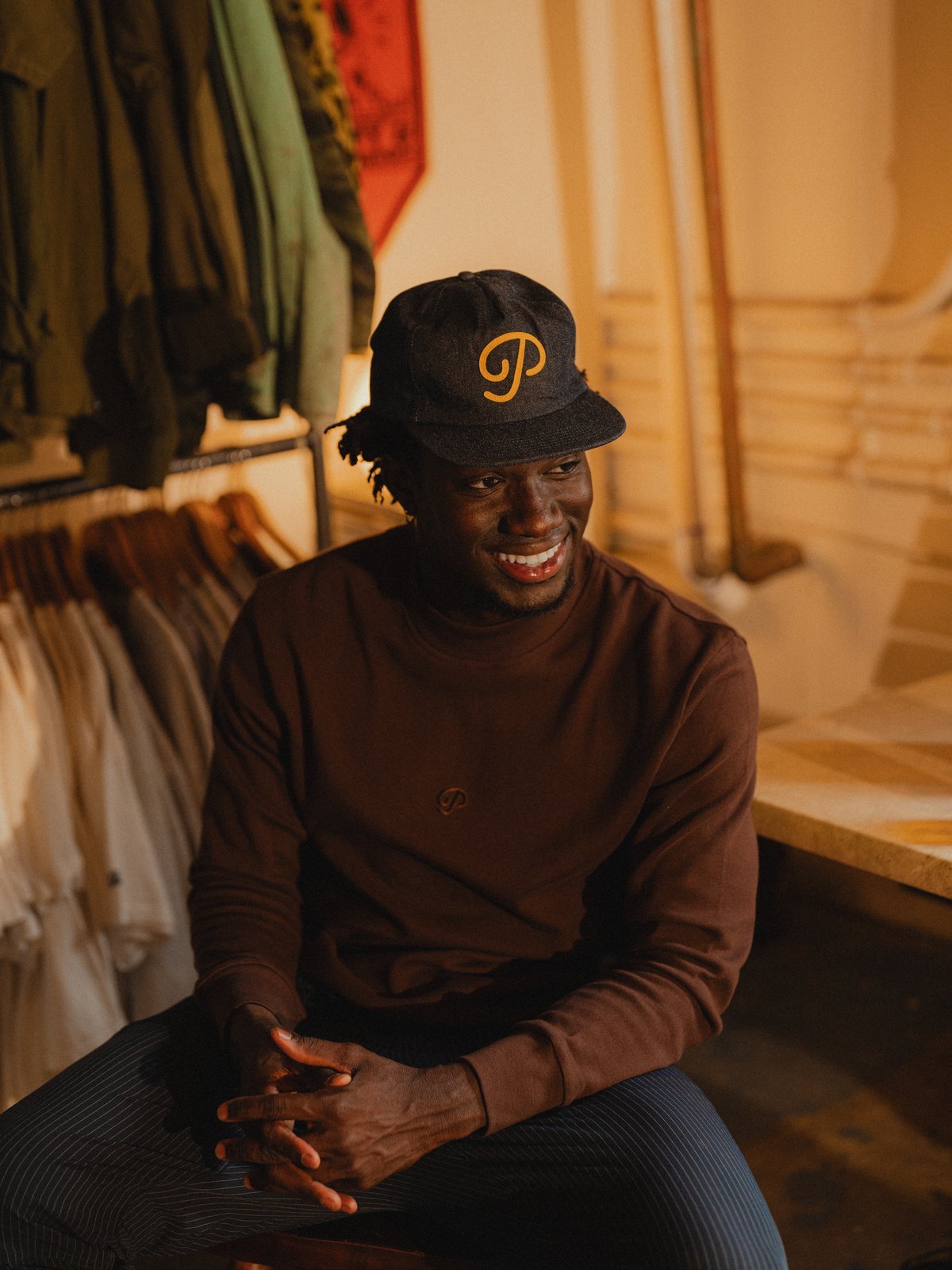 Public Athlete Long Sleeve Mock (Coffee)