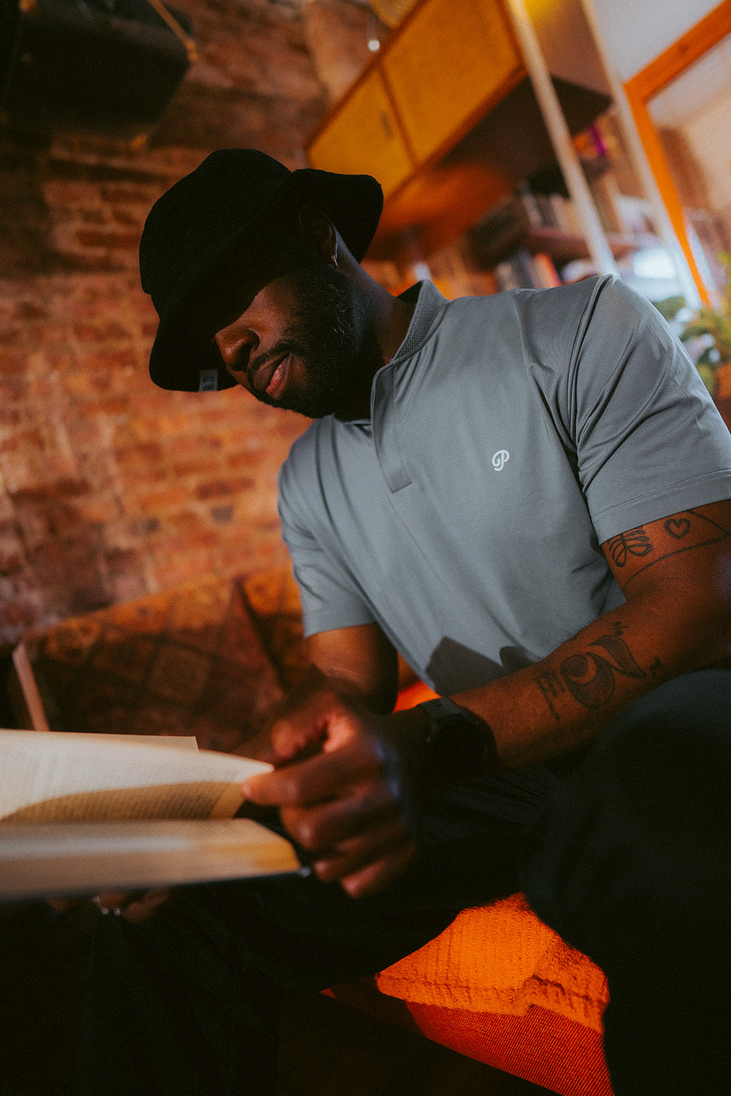 Public Athlete Blade Polo (Slate)