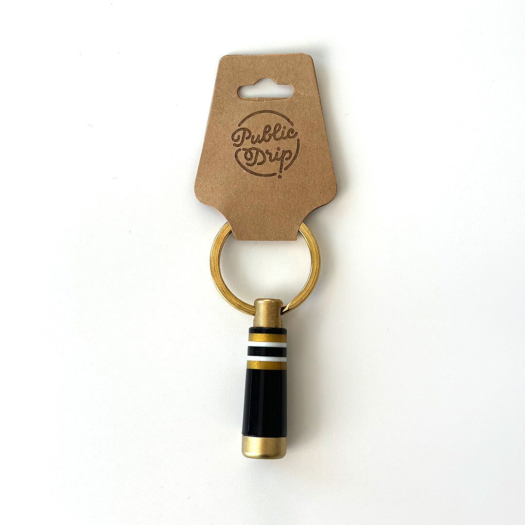 Public Drip Brass Ferrule Keychain