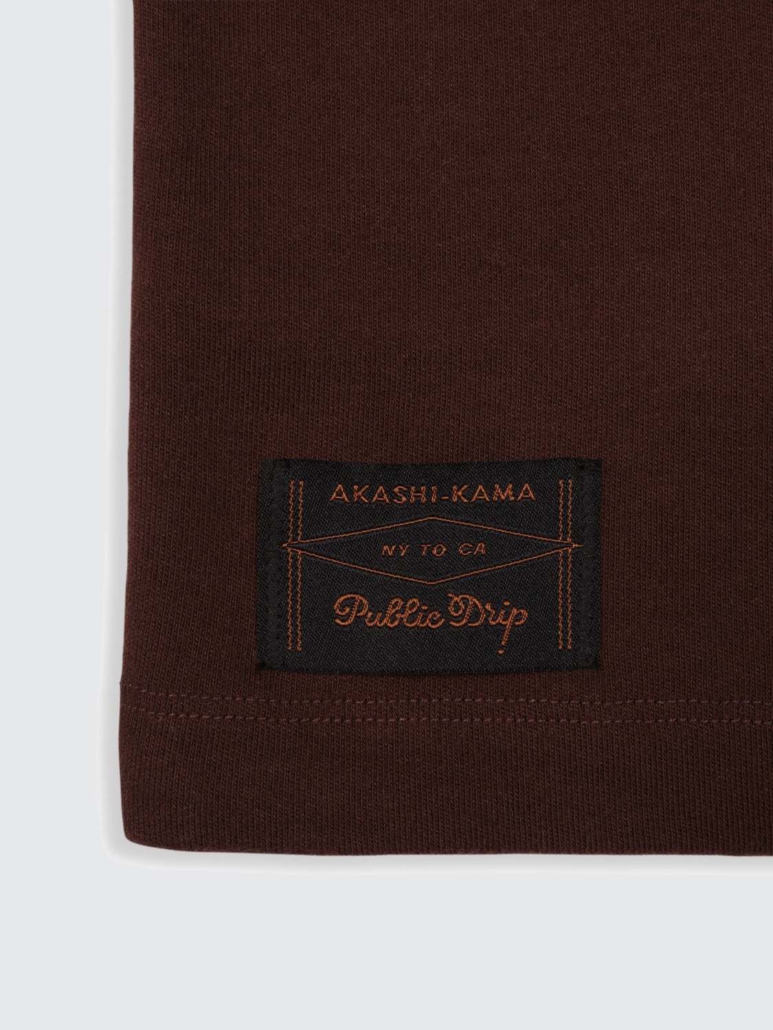 AKASHI-KAMA x Golf Abroad Long Sleeve Mock (Coffee)