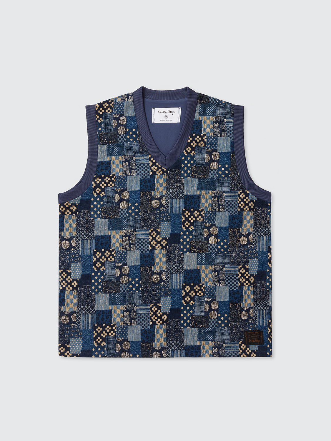 AKASHI-KAMA x Swing Vest (Patchwork)