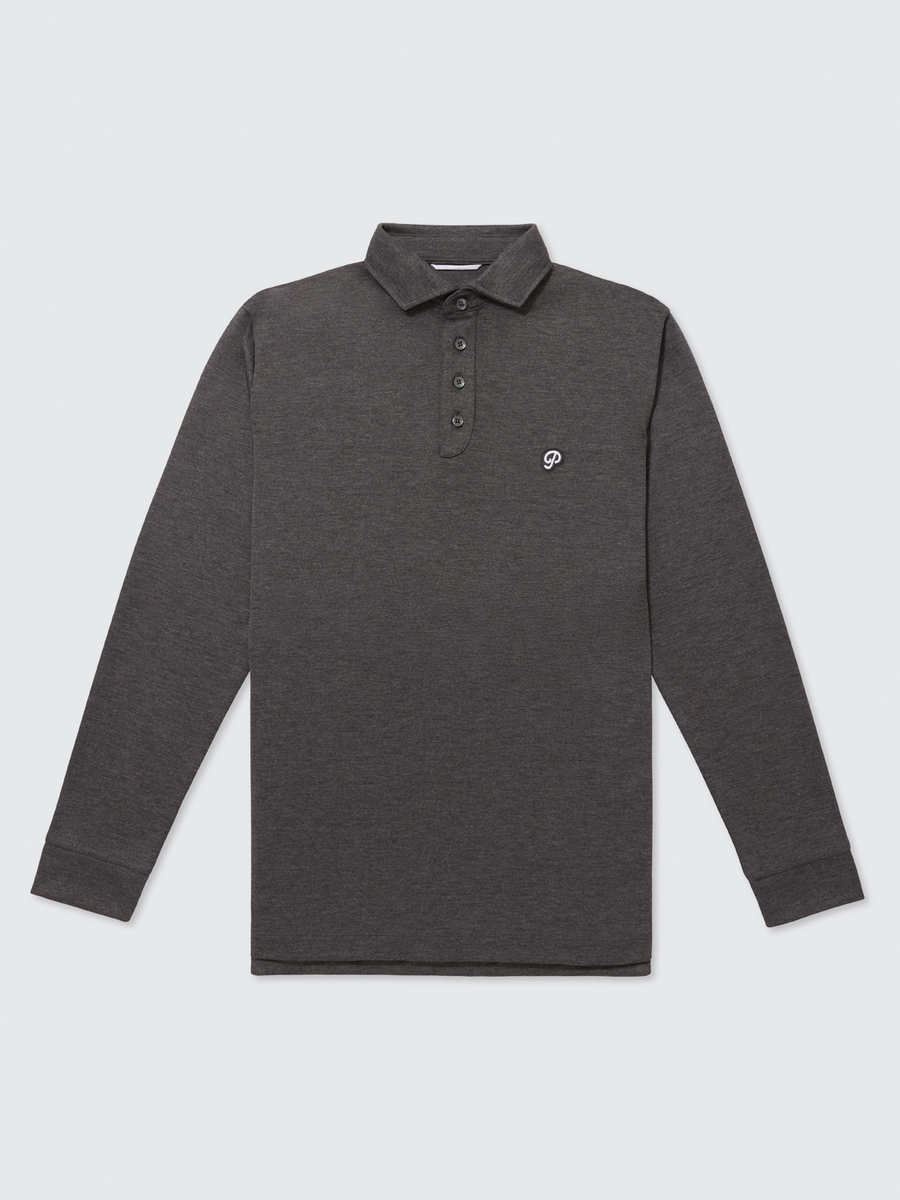 トップス 50s Pilgrim PoloShirt Half Zip Knit Polo Shirt