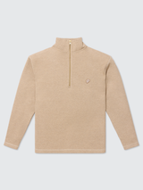 The Herringbone Half Zip (Cream)