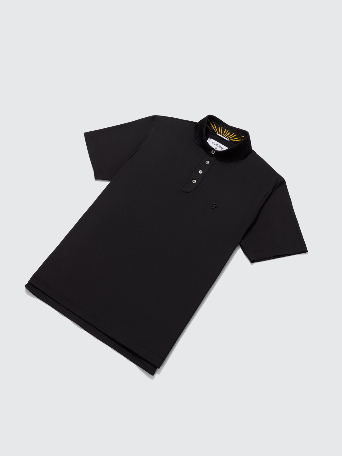 Public Athlete Tonal Polo (Black)