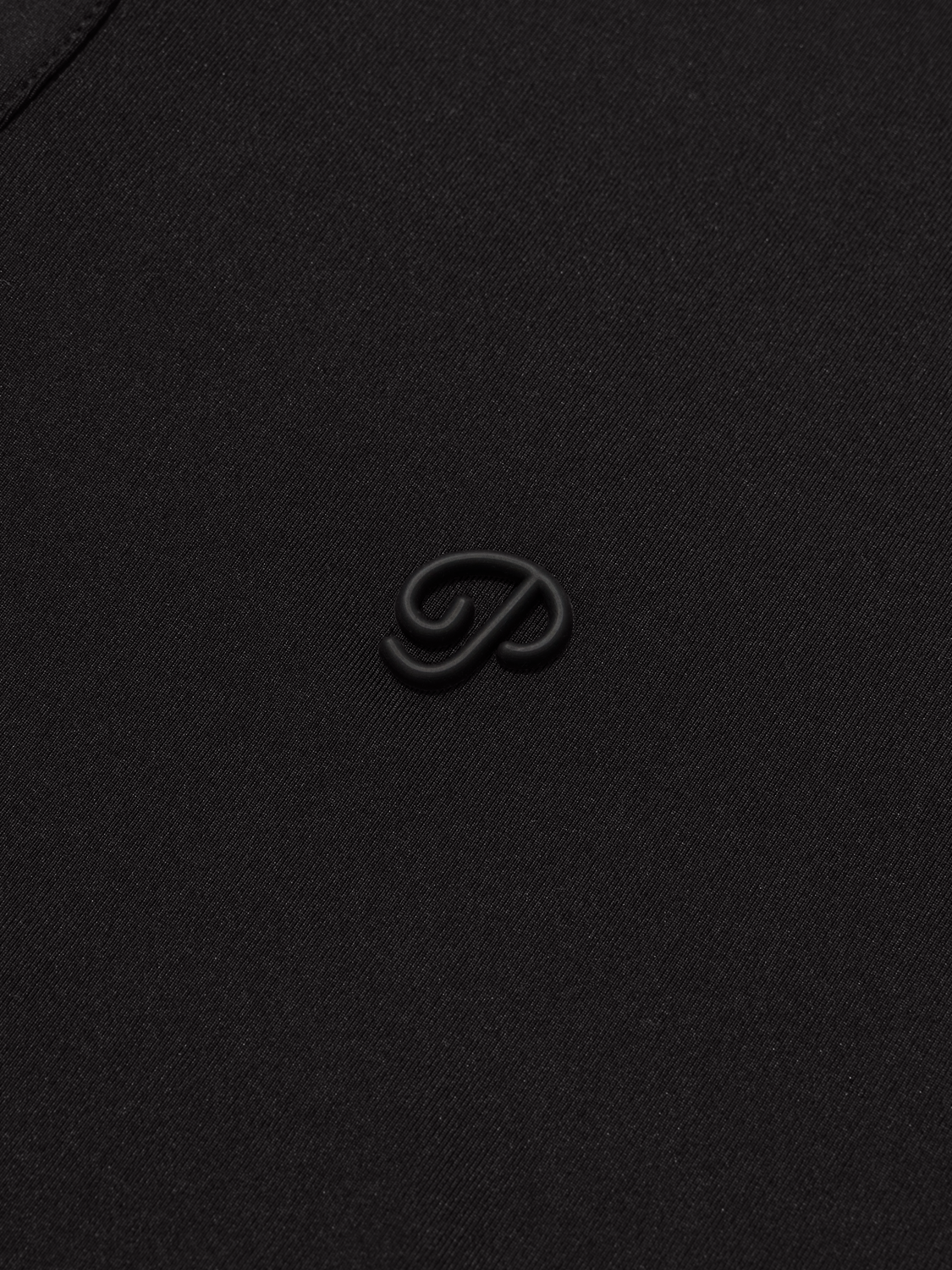 Public Athlete Tonal Polo (Black)