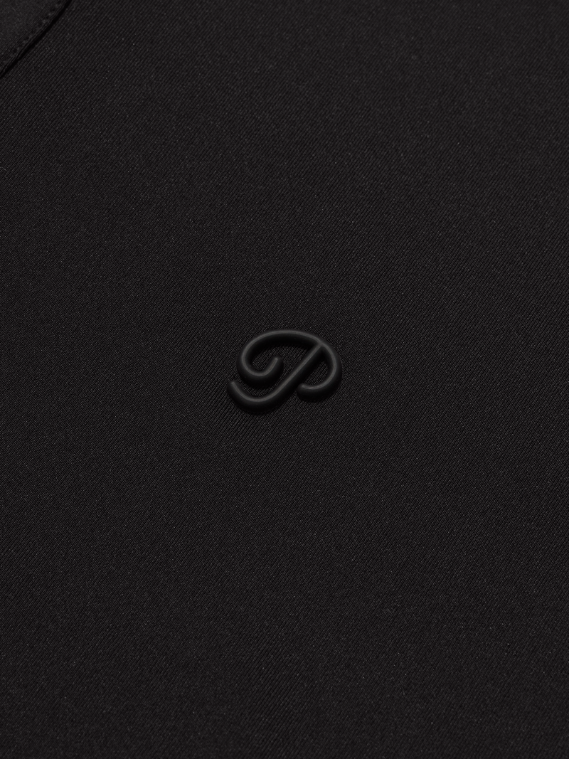 Public Athlete Tonal Polo (Black)