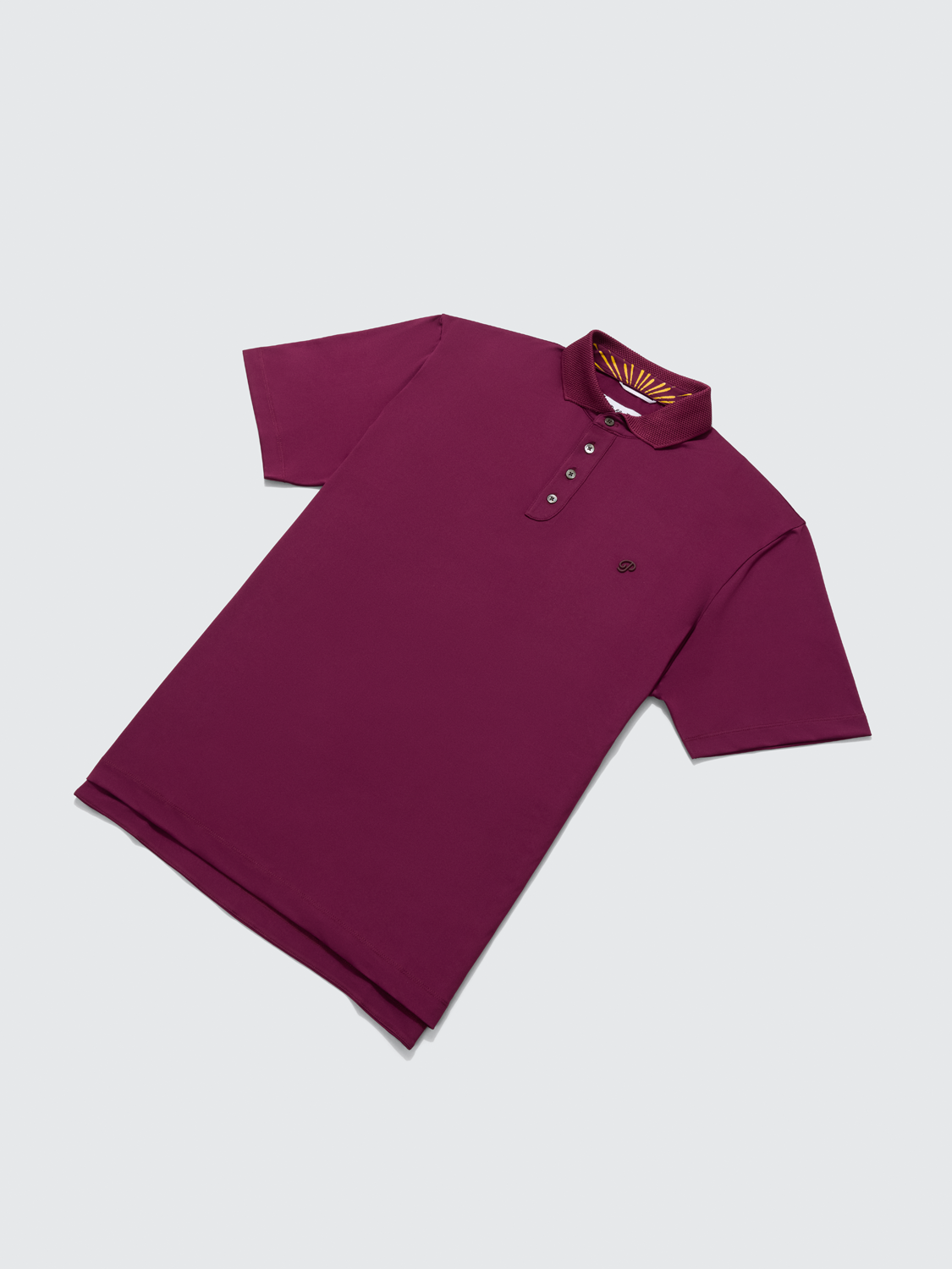Public Athlete Tonal Polo (Maroon)
