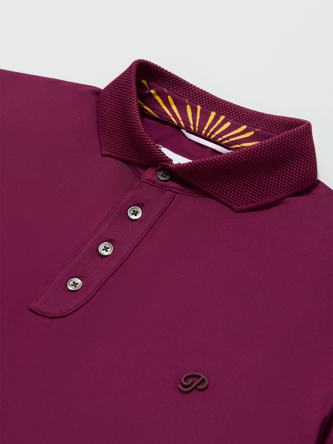 Public Athlete Tonal Polo (Maroon)