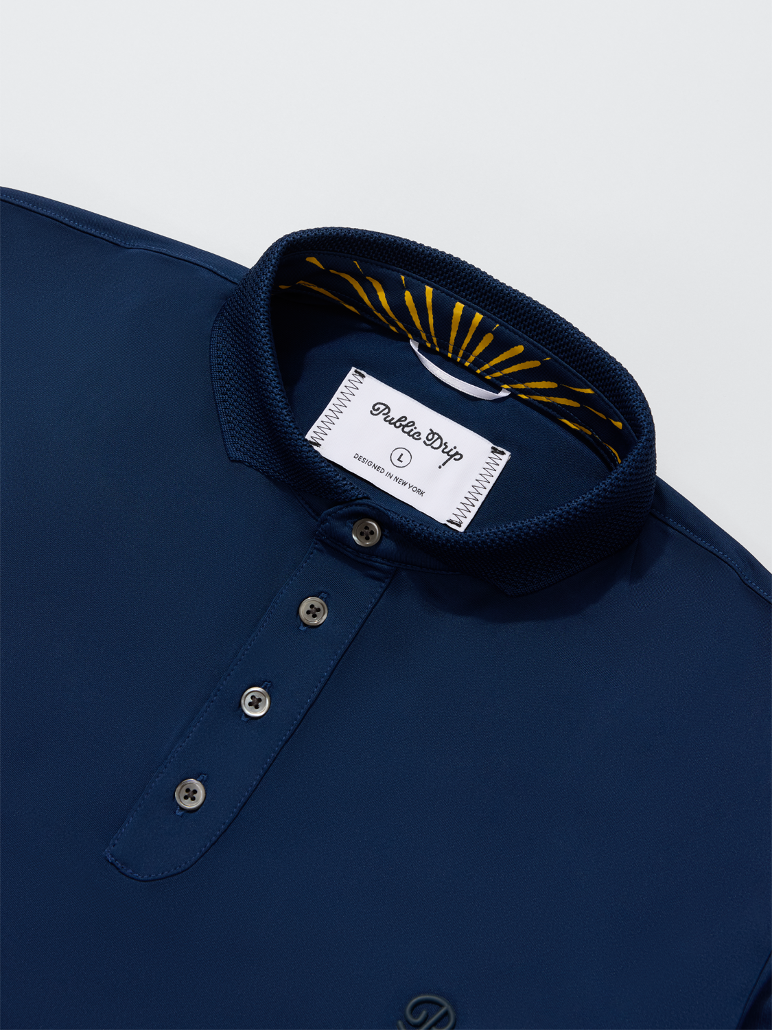 Public Athlete Tonal Polo (Navy)