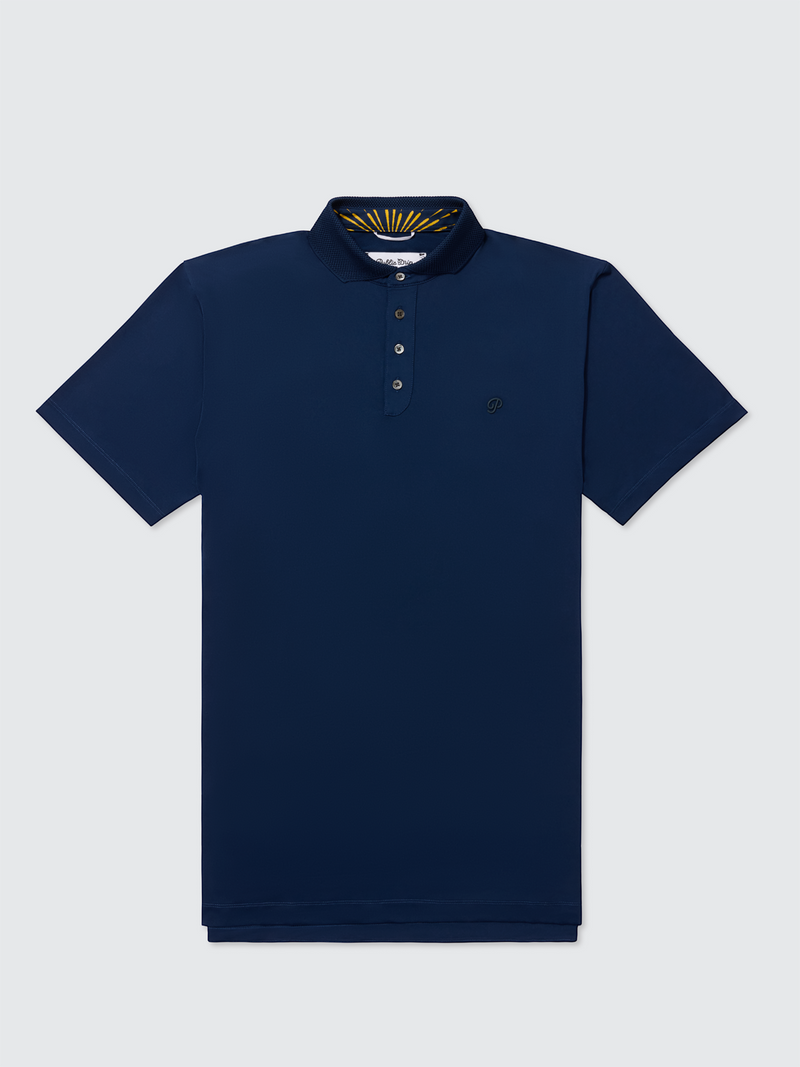 Public Athlete Tonal Polo (Navy)
