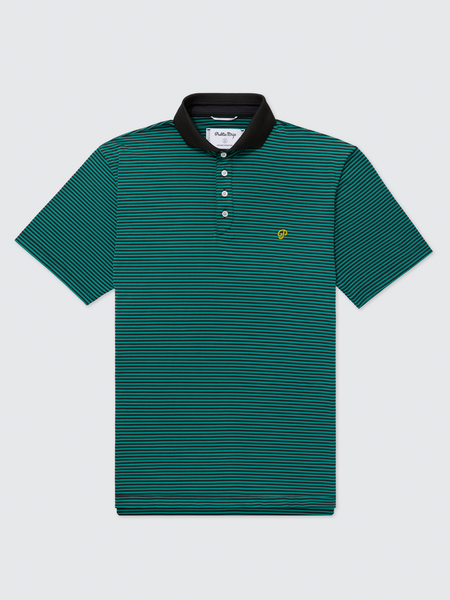 【完売品】SIMPLE PROJECT STRIPED POLO Public Athlete Striped Polo (Green/Black)