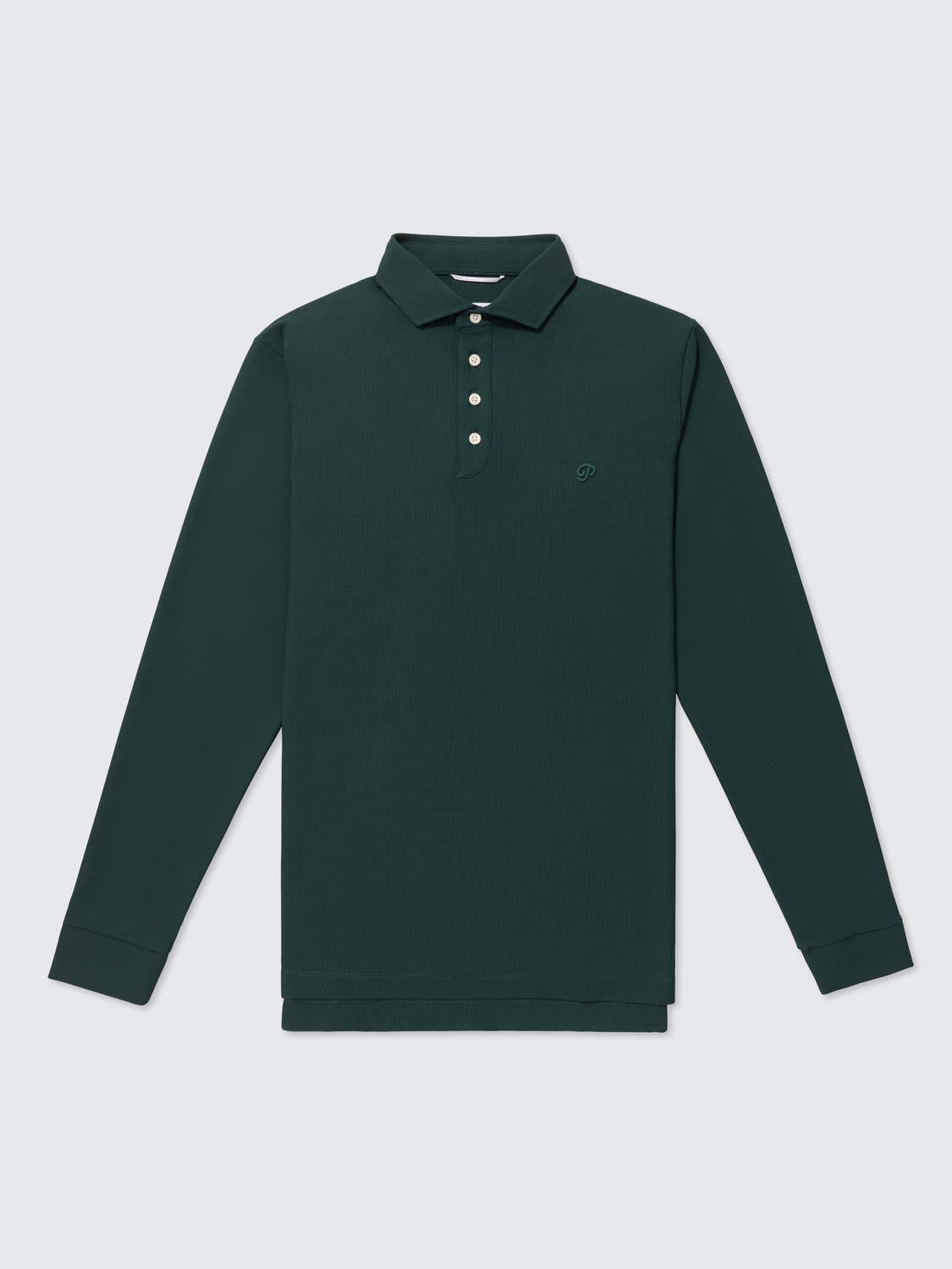 Triborough Waffle Knit Polo (Pine Grove)
