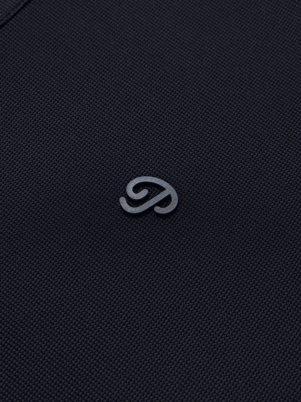 Triborough Waffle Knit Polo (Navy)