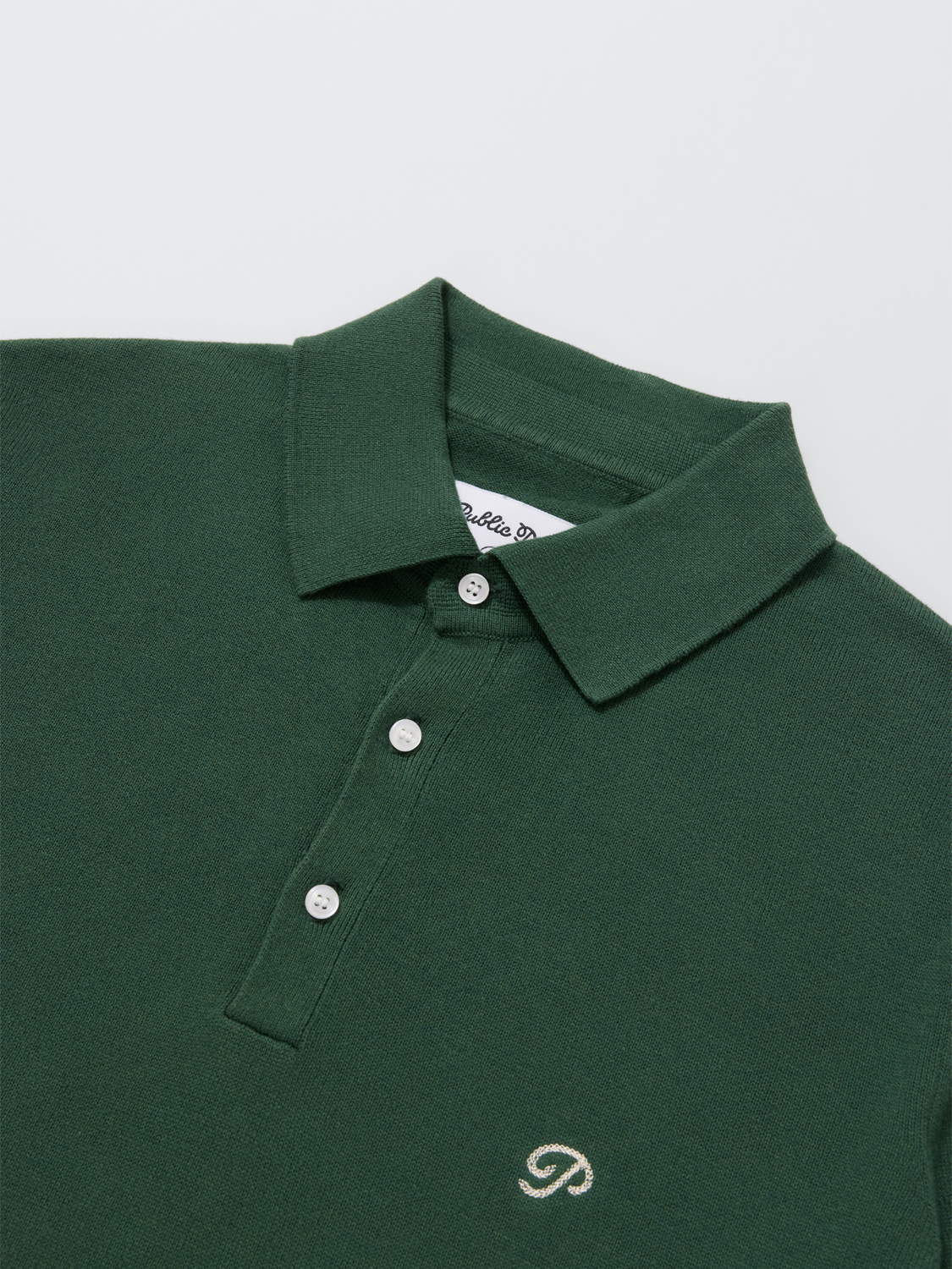 Public Athlete Knit Polo (Green)