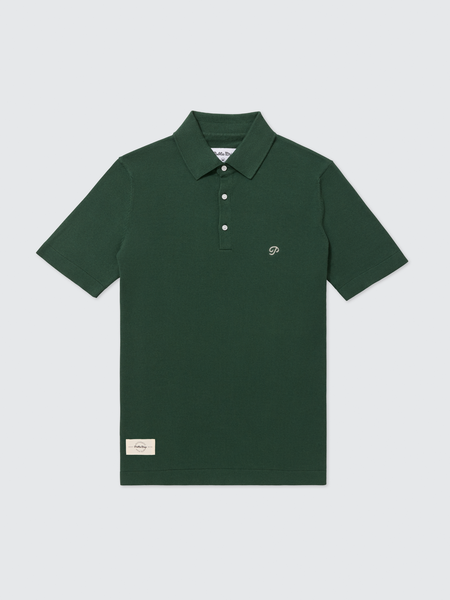 トップス tightbooth STRIPE KNIT POLO OLIVE XL STRIPE KNIT OPEN POLO - TIGHTBOOTH® タイトブース オフィシャル