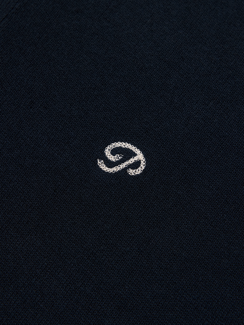 Public Athlete Knit Polo (Navy)