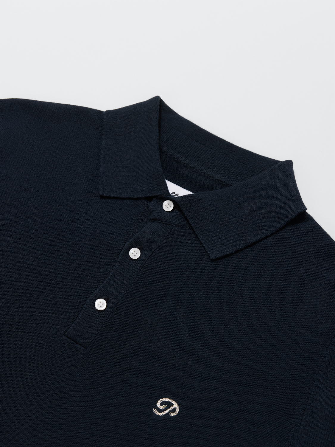 Public Athlete Knit Polo (Navy)