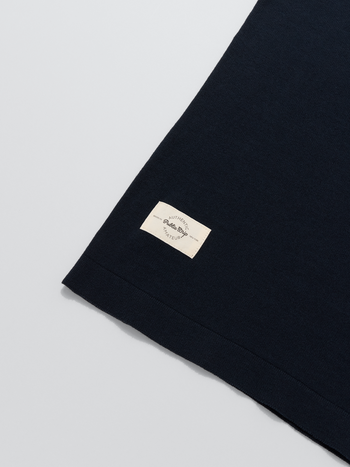 Public Athlete Knit Polo (Navy)