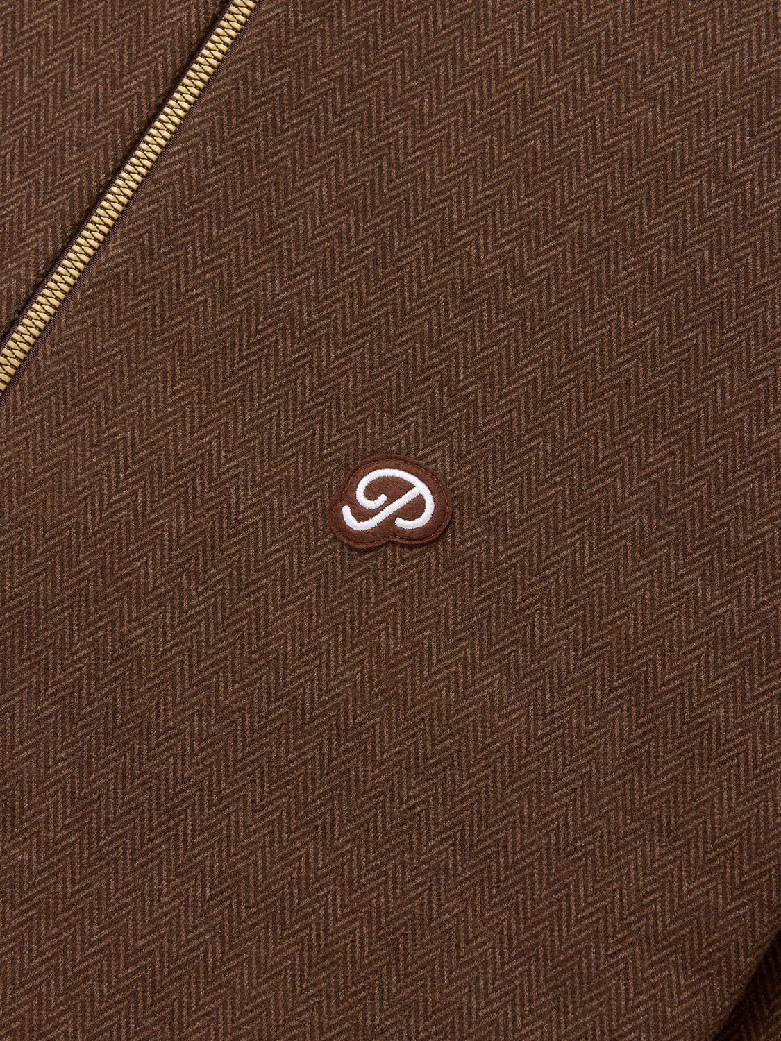 The Herringbone Half Zip (Coffee)