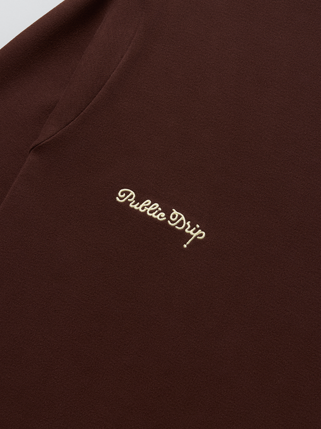 Public Athlete Long Sleeve Mock (Coffee)