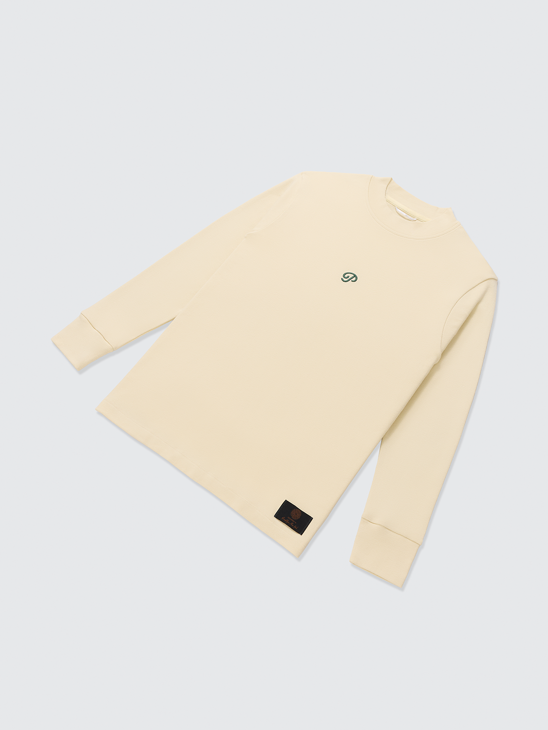 Public Athlete Long Sleeve Mock (Cream)